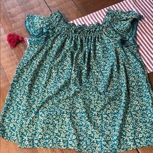 Max Studio women’s XL Floral Green Top